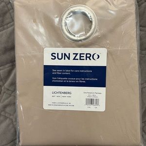 4 Sun Zero Blackout Grommet Curtain Panels. 40”x96” each panel